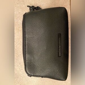 Steve Madden Black Textured Clutch
